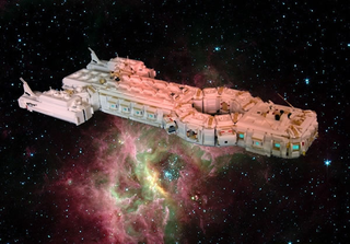 Illustration for article titled Pathfinder Space Ship, an Incredibly Complex LEGO Masterpiece